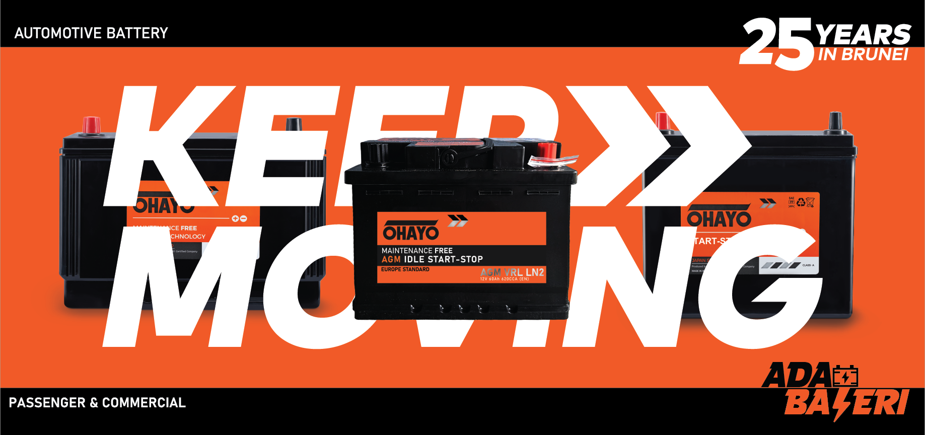 Keep Moving with OHAYO Battery